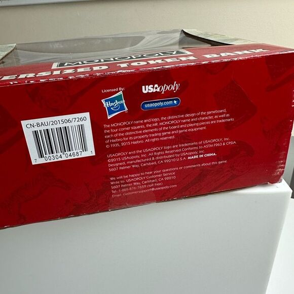 Monopoly Oversized Token Bank Scotty Dog 80th Anniversary 1935 - 2015 Hasbro NEW - Picture 6 of 8